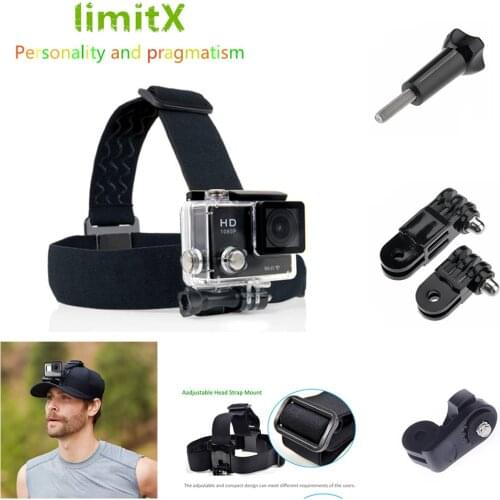 LimitX Head Strap Band Mount for Garmin Virb 360 X Ultra 30 Kodak PIXPRO 4KVR360 SP360 4K Olympus Tough TG-Tracker