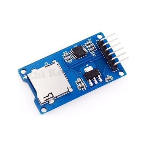 Micro SD card mini TF card reader module SPI interfaces with level converter chip for arduino