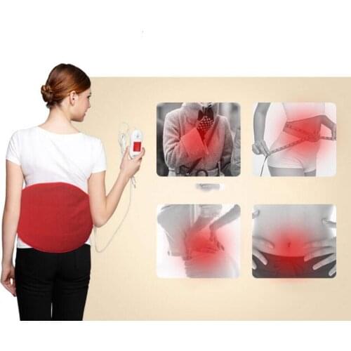 Heating Warm Moxa Moxibustion Electric Infrared Ray Sauna Waist Slimming Hot Belt Fat Burning Lumbar Muscle Strain Therapy 220V