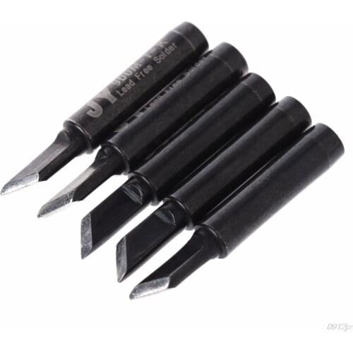 5 Pcs Lead Free Solder Soldering Tip 900M-T-K Saike 936 852d+ 909D ESD Solder Iron Tips New Drop ship