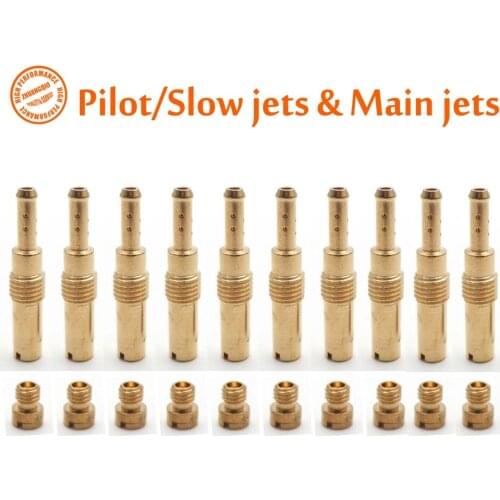 Carb Idle Main Jet For GY6 50CC Scooter ATV LANCE ZNEN JONWAY NST LIFAN SUNL BAJA Injector Nozzle