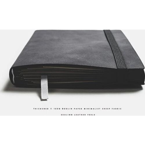 Agenda Planner School Office Stationery Supplies Vintage Thick Paper Notebooks Journals Notepad Leather Diary Budget Book