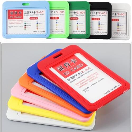 Clear Name Tag Card Protector with Strap Lanyard for Ward Office Nurse In Distress Accessories Pass ID Badges Credential Holder