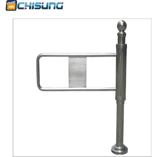 Supermarket Manual Entrance Revolving Swing Turnstile Gate
