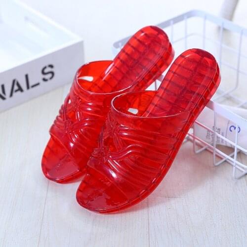 Summer Women Indoor Slippers Floor Flat Shoes Indoor Flip Flops Female Bathroom Home Slippers shoes for women 2021 الصنادل