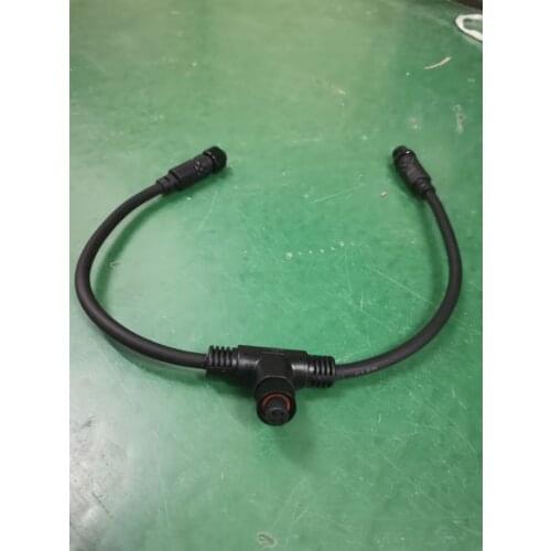 T type cable wire 1 drag 5 / 1 drag 1; female/male 4pin waterproof cable wire connector ,Parallel and series cable wire