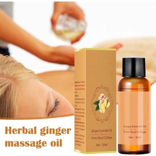 Skin Care Ginger Essential Oil Nature Plant Oil Anti Aging Scraping Therapy Body Massage Oil SPA SSwell
