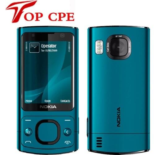 6700S Refurbished Original Nokia 6700 slide Unlocked Mobile Phone 6700S 3G Smartphone 5MP Camera JAVE 2.2" Quad-Band