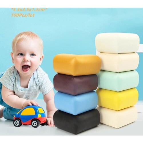 100Pcs Anti-collision Children Protection Coner Guard 5.5cm L Shape Baby Safety Products Glass Edge Furniture Kids Safety Corner