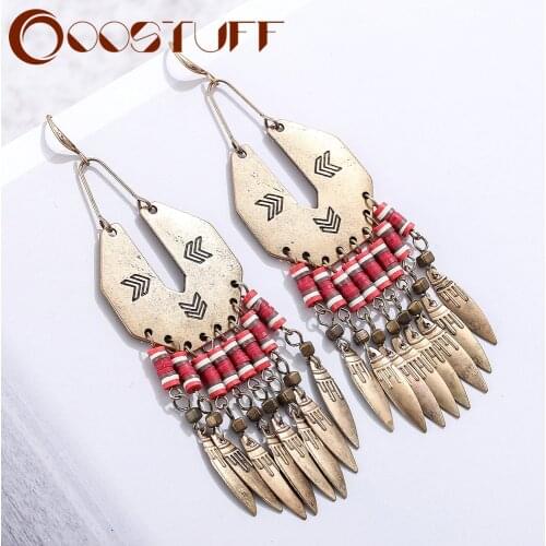 Bohemian Drop Earrings Vintage 2021 Costume Jewelry for Women Wholesale Hanging Suspension Pendientes Trend brincos Accessories