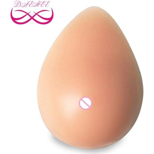 1200g/Pair 100% Soft Nontoxic Medical Silicone Fake Breast Form Boobs For Mastectomy Breast Cancer