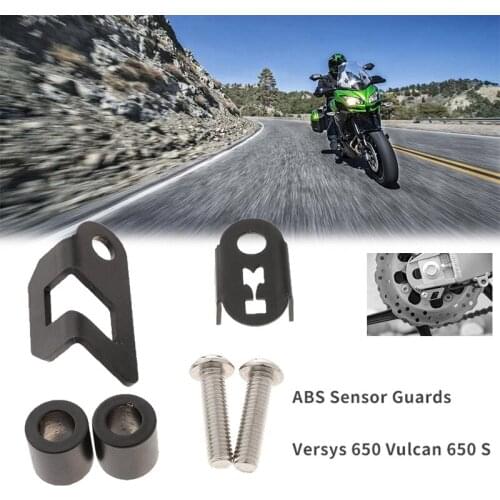 2Pcs Front & Rear ABS Sensor Guards for Kawasaki Versys 650 Vulcan 650 S