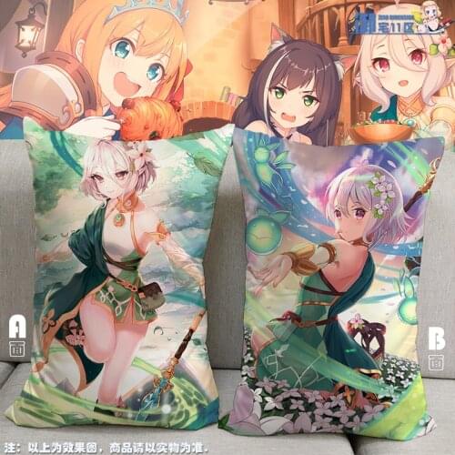 Anime Princess Connect! Re:Dive Natsume Kokoro Half-Length Sexy Small Pillow Japanese Otaku Cushion Character Bed Linings Gifts
