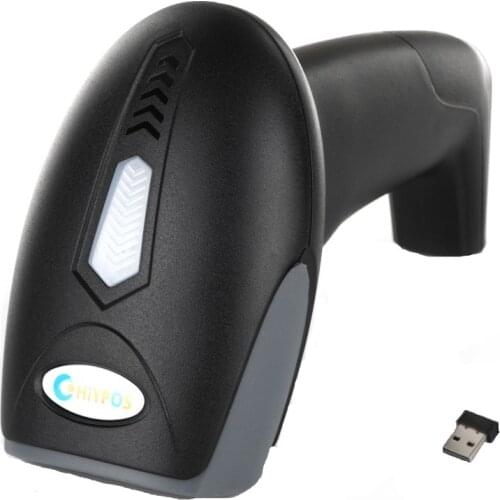 1D Wireless Code Barcode Laser Scanner Reader 1D Wired Long Non-obstacle 400M Bar code scanner for supermarket POS system