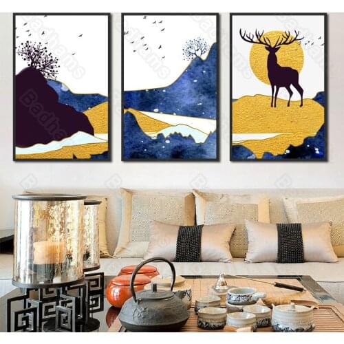 Frameless Style Autumn Abstract Painting Modern Home Decoration Living Room Mural Bedroom Porch Corridor Hanging Painting