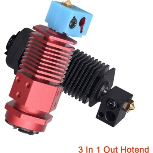 BIGTREETECH 3 In 1 Out Hotend Mixed Color 12V 24V Switching Color 1.75MM Bowden Extruder 3D Printer Parts Thermister Titan MK8