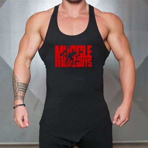 Brand Casual Gym Tank Top Mens Clothing Bodybuilding Workout Fashion Musculation Fitness Stringer Singlets Sleeveless Shirt Vest