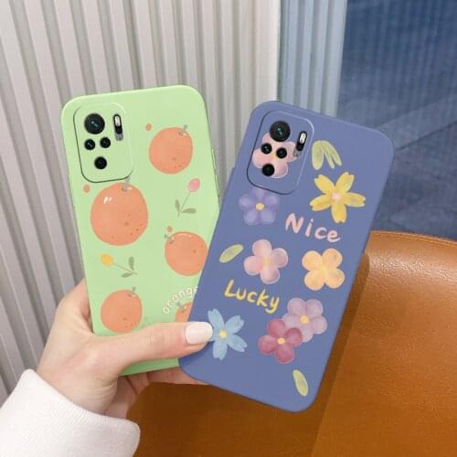 Colorful Liquid Silicone Case For Xiaomi Redmi Note 10 10S 9T 9 8 7 Pro MAX Redmi 9 9A 9T K40 K30 K20 Pro Soft Phone Back Cover