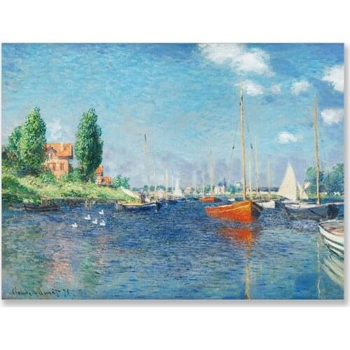 Monet Quadro Canvas Painting Modern Home Wall Art Decoration Mural Living Room Bedroom Decor Cuadros Landscape Art