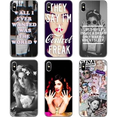 For Xiaomi mi Redmi Note 3 4 4X 5 6 7 8 8t 9 9s 9t 10 pro lite Soft Shell Case Beauty-Girl-Marina-And-The-Diamonds