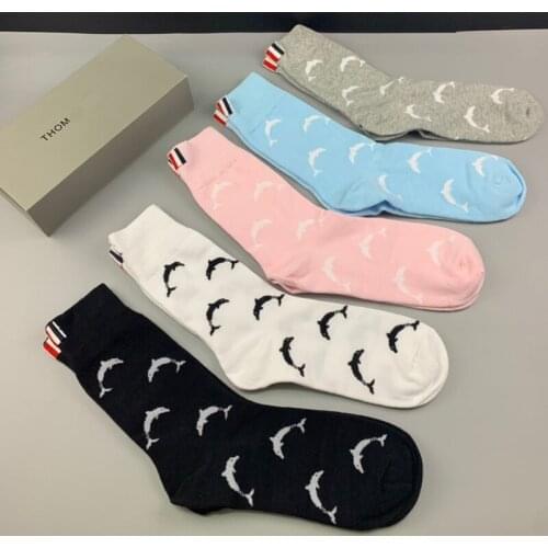Funy Fashion Socks 2021 Mix 5 Pairs Happy Socks Men Women HipHop Cotton Striped Socks Business Casual Sports Socks dames sokken