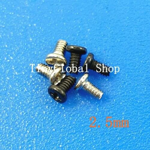 New 2.5mm Black/silver Housing Cross Screw Replacement for Samsung note 4 3 2 I9500 Galaxy S4 S5 S3 S2 I9300 N7100