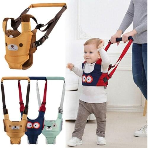 2019 New Arrival Baby Walker Protable Baby Cartoon Harness Assistant Toddler Leash For Kids Learning Training Walking Baby Belt