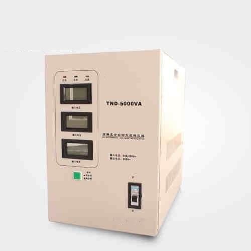 TND(SVC)-5KVA Single phase automatic voltage regulator 5000VA household AC voltage stabilizer LED for PC fridge air conditioner