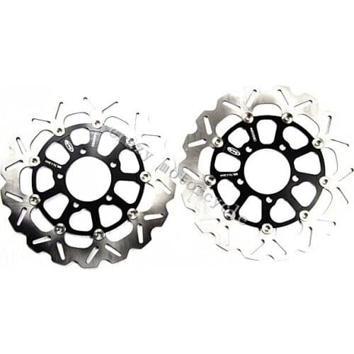 Free shipping motorcycle Brake Disc Rotor fit for Kawasaki ZX10R ZX-10R ABS 2011-2012 ZZR1400 ZX14R ZX-14R ABS 2008-2011 Front