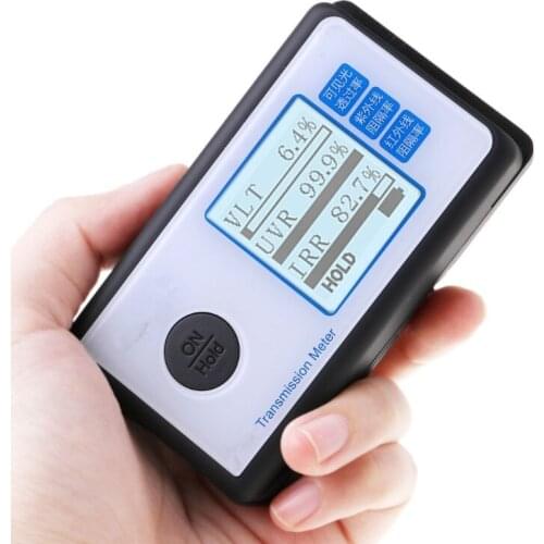 Portable Solar Film Transmission Tester Meter UVR IRR VLT