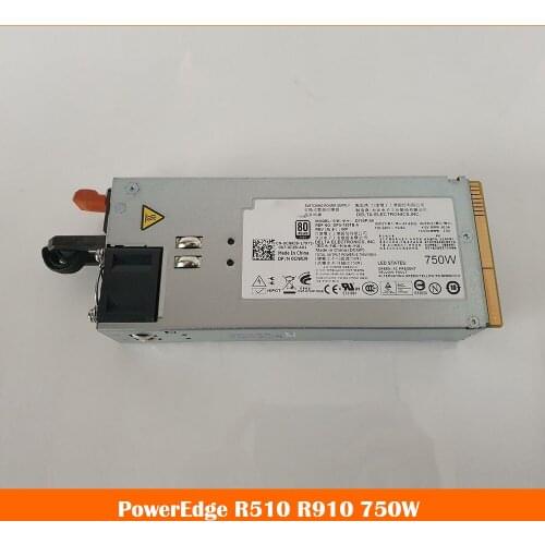 Server power supply for R510 R910 D750P-S0 DPS-750TB-1 A 0CNRJ9 CNRJ9 FN1VT F613N 0FN1VT 0F613N 750W, fully tested