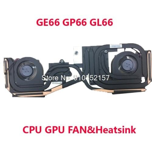 Laptop CPU GPU FAN&Heatsink For MSI GE66 GP66 GL66 PABD08008SH N440 N441 E330800930MC200K E330401690MC200K 1.0A 5VDC New