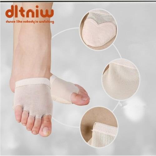 Five Holes Belly Dance Shoes Foot Thongs Pads Tootnote Karate Yoga Shoes Women Lyric Dance Shoes Sandal Barefoot Dance Shoes