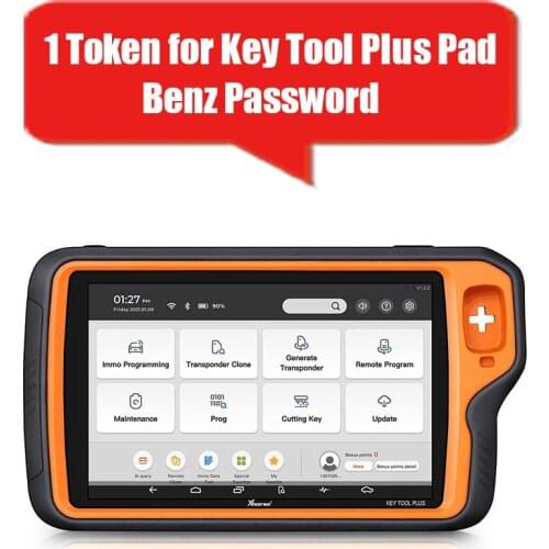 1 Token for Xhorse VVDI Key Tool Plus Pad BENZ Password Calculation