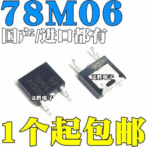 10 pçs/lote L78M06CDT SOT-252 A-252 7806 78M06