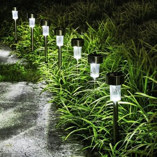 10PCS Solar Pathway Light Solar Landscape Light Solar Garden Light Outdoor Waterproof For Yard Patio Lawn Walkway Solar Lamp