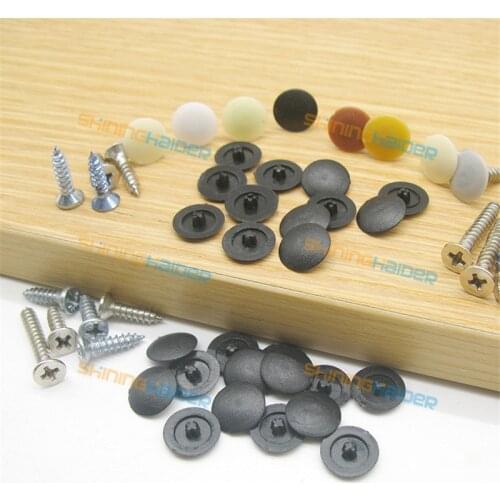 1000PCS colorful diameter 12mm plastic plug for M3.5 M4 flat head self-tapping screw Decorative cap plastic cover hole plug