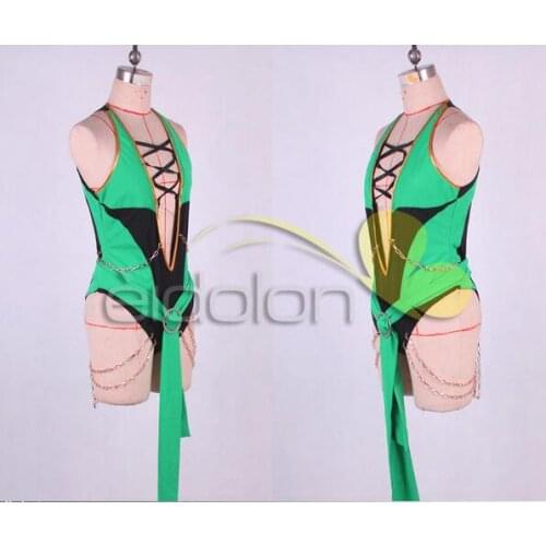 2016 Game Anime Mortal Kombat 9 Jade Cosplay Costume