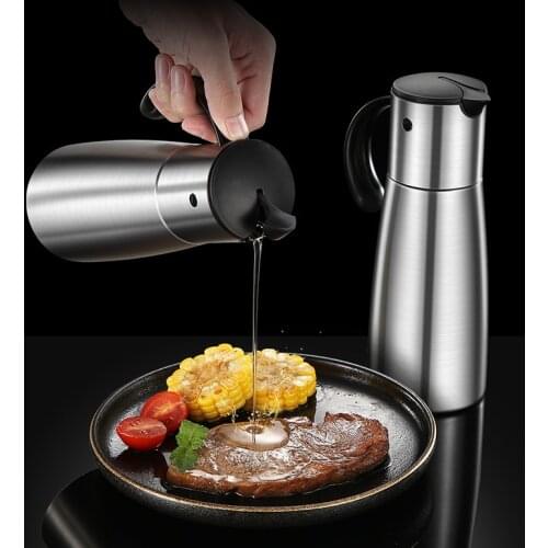 304 Stainless Steel Oil and Sauce Storage Can Kettle Kitchen Gadgets Tools Vinegar Cooking Wine Conatiner Bottle Organization