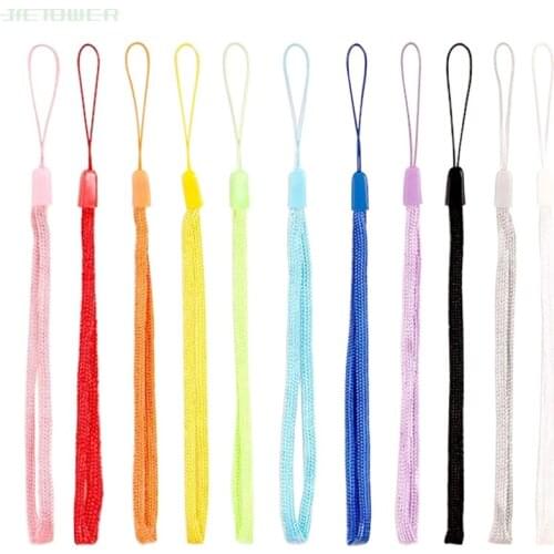 5000pcs/lot Hand Wrist Lanyard Strap String for Phone IPhone 7 8 X 6 USB Flash Drives Keys Keychains ID Name Tag Badge Holders