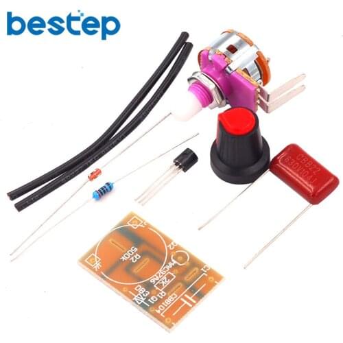 Dimmers Dimming Unassembled Kit 100W DIY Suite Trousse Boards Switch Table Lamps 100 Watts Integrated Circuits Electronic Parts