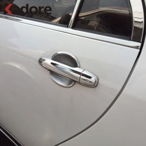 For Toyota RAV4 RAV 4 2006 2007 2008 2009 2010 2011 2012 ABS Chrome Car Side Door Handle Covers Trim Exterior Accessories