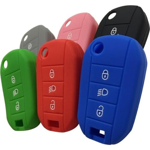 Skin Cover Car Key Case Cactus 308 Xsara Silicone for Citroen C4l C4 Picasso C5 C7 C3 2008 Rcz 508 Chiave Expert Car Accessories