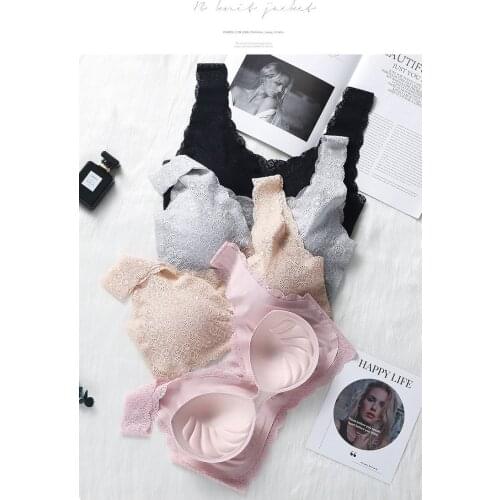 Lace Epoxy Seamless Wrapped Breasts Womens Lace Breathable Beauty Back Sports Bandeau Women