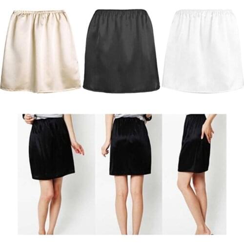 Summer Slips Womens Intimates Casual Mini Skirts Underskirt Skirts Ladies Basic Half Petticoat Intimates Underdress