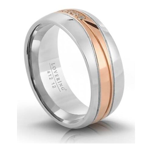 Lvr412 Steel Wedding Ring