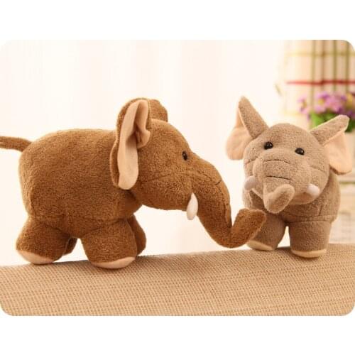 One piece middle plush elephant toy cute cartoon elephant doll gift about 29cm 2989