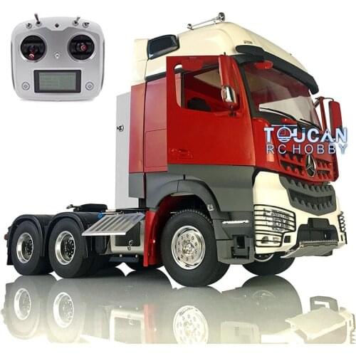 LESU RC Metal 1/14 6*6 Radio Hercul Painted Chassis Cabin Tractor Truck Sound THZH0826-SMT2