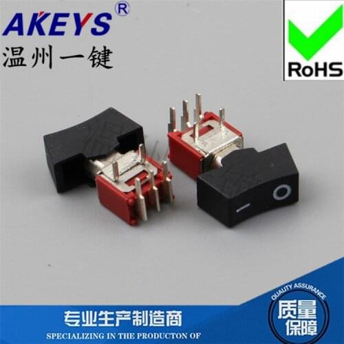 SRLS-102-C3-00-RS Rocker connector Side insert 3-pin boat type Toggle Rocker Switch 2A 250V
