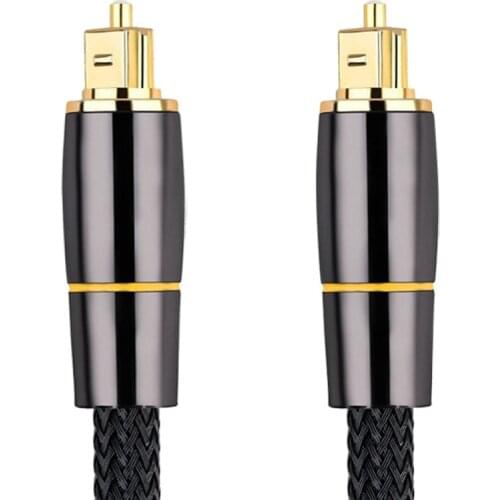 Optical Fiber Audio Cable Connector Optical Fiber SPDIF Amplifier Audio Optical Audio Cable 1.5M/4.9Ft